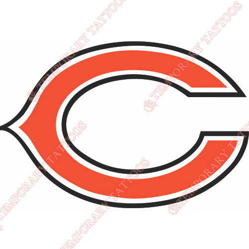Chicago Bears Customize Temporary Tattoos Stickers NO.452